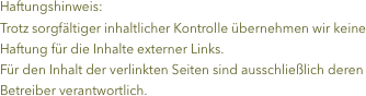 Haftungshinweis: